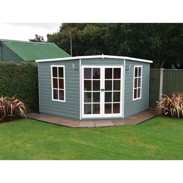 Shire GB 10 x 10 Ft Corner Summer House & Reviews Wayfair.co.uk